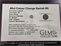.80ct Colour Change Garnet