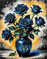 Black Roses 3 Limited Edition Van Gogh Limited