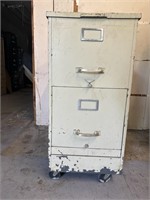 2 Drawer Filing Cabinet On Casters