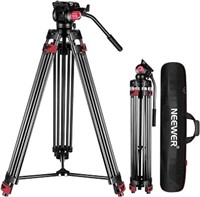 NEEWER 79"/200cm Video Tripod, Heavy Duty Aluminum