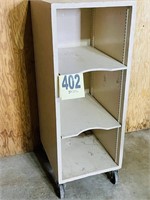 (3) Shelf Rolling Cabinet