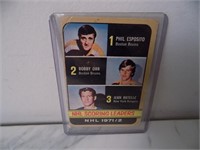 NHL Scoring Leaders 1972-73 #280