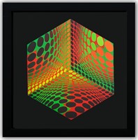 Victor Vasarely- Heliogravure Print "Tupa - 2"