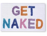 Get Naked Bath Mat - Non-Slip, Super Absorbent,
