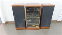 Fisher Stereo System w/ Cabinet