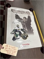 36x24 Ed Belfour autographed signed hockey poster