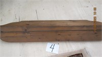 Pine Pegged & Top Grooved Plate Shelf