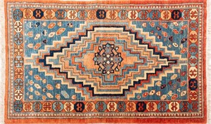 Turkish Hand-Knotted Rug, 4' 10" x 2' 10"