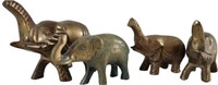 Brass Elephant Figurines