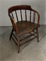 Early OLD Primitive Bent Wood Arm Chair