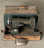 Antique Necchi Traveling Sewing Machine