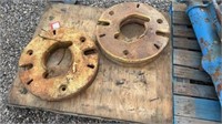 4- John Deere rear wheel weights