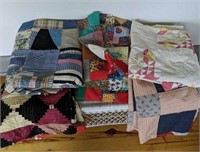 Five Vintage Quilt Tops