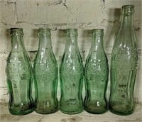 Five Local Vintage Coke Bottles