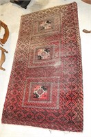 Wool Rug (Possible Turkish) 42" X 78"