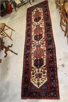 Old Oushak Style Runner Made In Iran 31 1/2" X