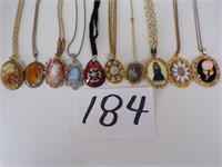 Assorted Vint/Now Oval Fashion Necklaces