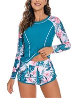 YATEEN Women's Long Sleeve Sun Protection Rash Gua