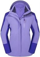 Winter Jacket Women Waterproof XL Lilac