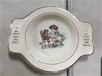 Vintage 8 Inch Child’s Dinner Bowl
