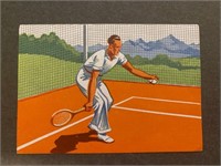 TENNIS: RARE German JOB Tobacco Card (1932)