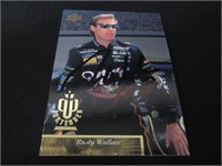 Rusty Wallace signed NASCAR collectors card COA