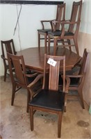 MCM Table & 6 Arm Chairs