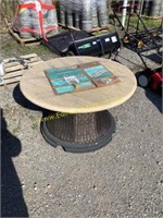 d1 outdoor propane burner table wicker