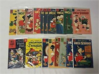 18 Comics - Uncle Scrooge, Dell Giant Disney
