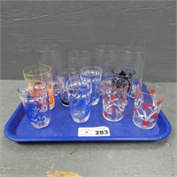 Retro Juice Glasses, Candlewick Tumblers