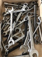 Miscellaneous group of wrenches