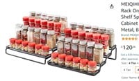 MEIQIHOME 4 Tier Expandable Spice Rack  [ 2 pack]