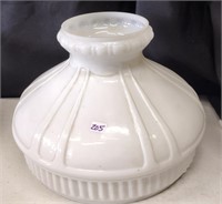 Large Vintage Milk Glass Lamp Shade 10"