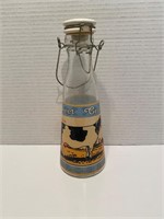 Vintage Sweet Cream Milk Bottle