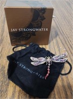 Jay Strongwater Siobahn Dragonfly Pin