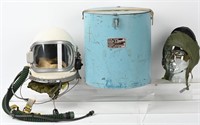 USSR MIG GSH-6 HIGH ALTITUDE FLIGHT HELMET CASED