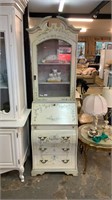 FRENCH PROVINCIAL HAND PAINTED DROP FRONT