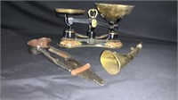 SET OF SALTER SCALES AND BELL WEIGHTS,