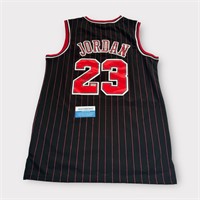 Michael Jordan Signed Authentic Bulls Pine Jersey