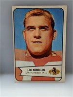 1954 Bowman #76 Leo Nomellini Pro HOF 49 ers