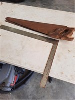 2- saws and  square