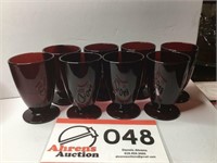 Red Water Glassware (8)