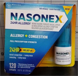 New unopened Nasonex 24hr allergy nasal