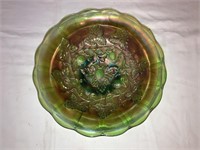 Vintage Carnival Glass Blackberry Wreath Bowl WG
