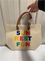 Beach Bag "Sun Rest Fun"