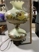Vintage hurricane table lamp