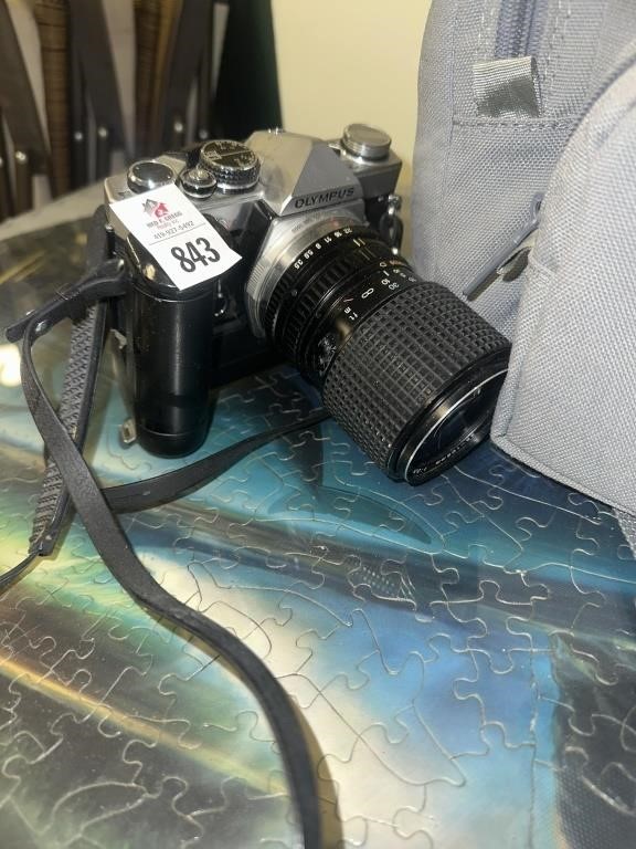 Olympus camera and bag