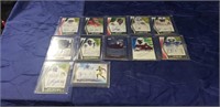 (12) Assorted Autographed NFL Football Cards