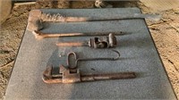 Wrench, Axe, A Hook, Dry Shaft and Breaker Bar