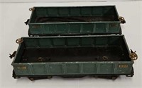 (2) Prewar Lionel Standard Gauge #512 Gondola Cars